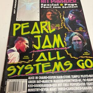 Pearl Jam All Systems Go Magazine Cover